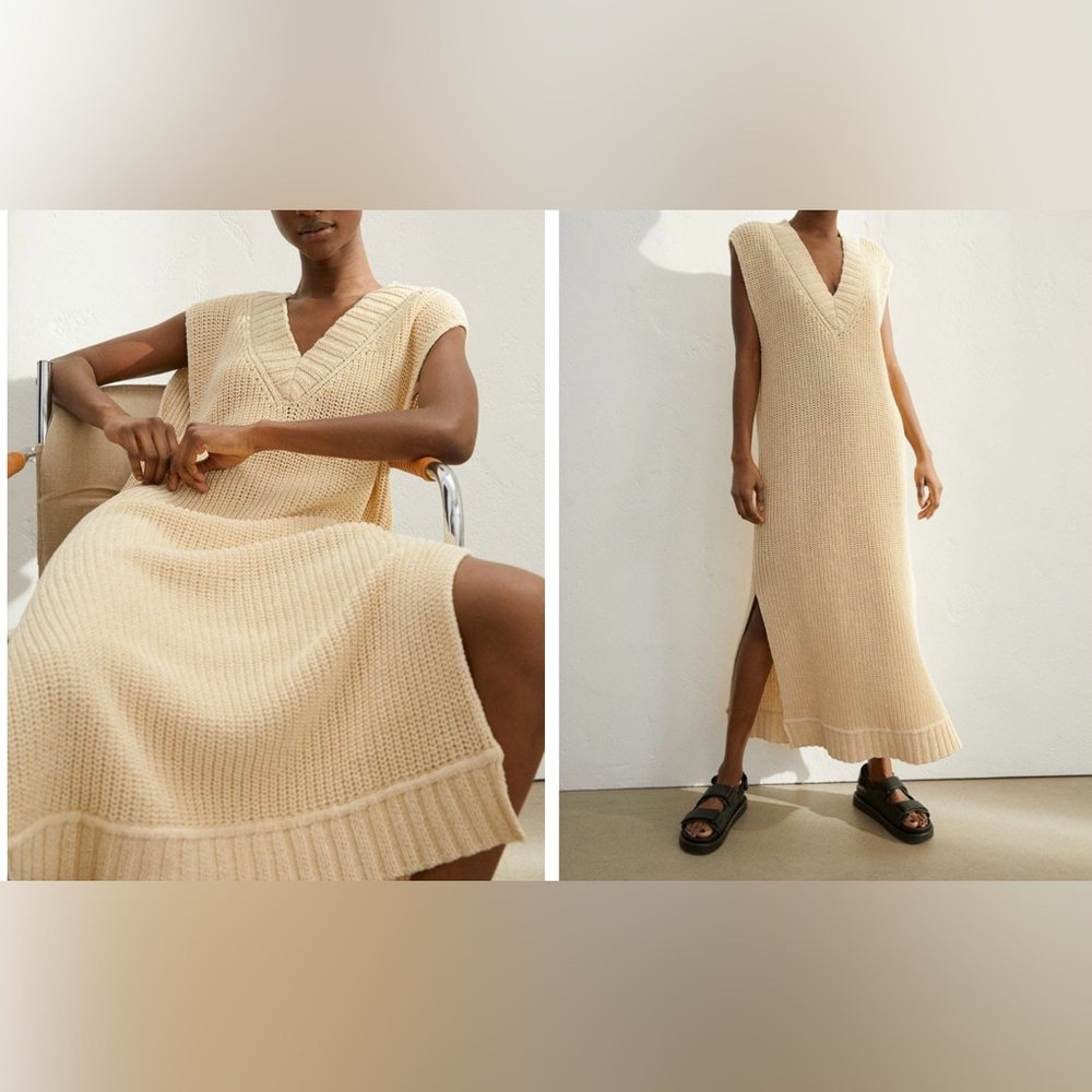 RIB-KNIT DRESS - Picture 2 of 10